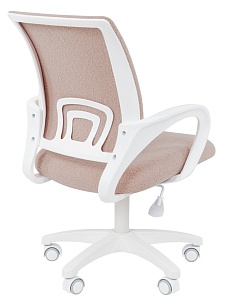 Детское компьютерное кресло CHAIRMAN KIDS 103 LT, ткань букле barni, зефир, пластик белый